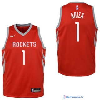 Maillot NBA Pas Cher Houston Rockets Junior Trevor Ariza 1 Rouge Icon 2017/18