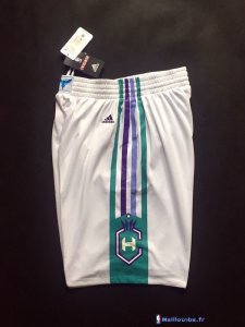 Pantalon NBA Pas Cher Charlotte Hornets Blanc