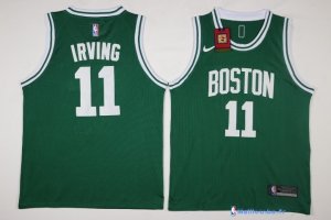 Maillot NBA Pas Cher Boston Celtics Kyrie Irving 11 Vert Icon 2017/18