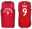 Maillot NBA Pas Cher Toronto Raptors Serge Ibaka 9 Rouge 2017/18