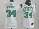 Maillot NBA Pas Cher Boston Celtics Femme Paul Pierce 34 Blanc