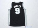 Maillot NBA Pas Cher San Antonio Spurs Junior Tony Parker 9 Noir