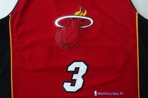 Maillot NBA Pas Cher Noël Miami Heat Dwyane 3 Rouge