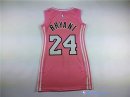 Maillot NBA Pas Cher Los Angeles Lakers Femme Kobe Bryant 24 Rose