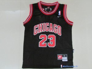 Maillot NBA Pas Cher Chicago Bulls Junior Michael Jordan 23 Noir