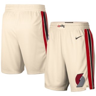 Portland Trail Blazers Nike Cream 2019/20 City Edition Swingman Shorts