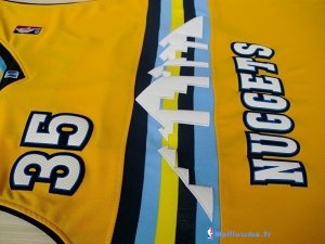 Maillot NBA Pas Cher Denver Nuggets Kenneth Faried 35 Jaune