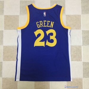 Maillot NBA Pas Cher Golden State Warriors Stephen Curry 30 Bleu Icon 2017/18