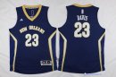 Maillot NBA Pas Cher New Orleans Pelicans Junior Anthony Davis 23 Bleu