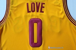 Maillot NBA Pas Cher Cleveland Cavaliers Kevin Love 0 Jaune