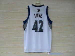 Maillot NBA Pas Cher Minnesota Timberwolves Kevin Love 42 Blanc