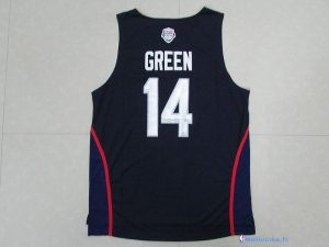 Maillot NBA Pas Cher USA 2016 Draymond Green 14 Bleu