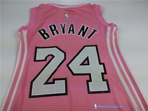 Maillot NBA Pas Cher Los Angeles Lakers Femme Kobe Bryant 24 Rose