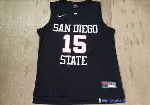 Maillot NCAA Pas Cher San Diego State Kawhi Leonard 15 Noir