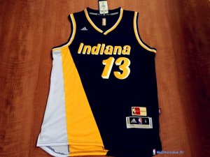 Maillot NBA Pas Cher Indiana Pacers Paul George 13 Retro Noir