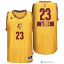 Maillot NBA Pas Cher Noël Cleveland Cavaliers Lebron 23 Jaune