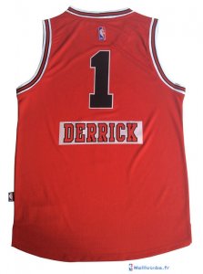 Maillot NBA Pas Cher Noël Chicago Bulls Rose 1 Rouge 01