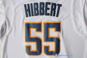 Maillot NBA Pas Cher Noël Indiana Pacers Hibbert 55 Blanc