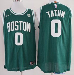 Maillot NBA Pas Cher Boston Celtics Jayson Tatum 0 Vert 2017/18