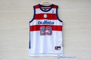 Maillot NBA Pas Cher Washington Wizards Michael Jordan 23 Retro Blanc