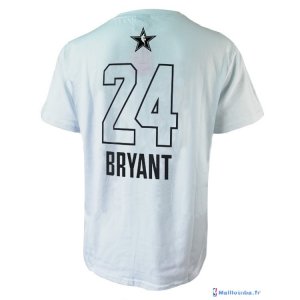 Maillot Manche Courte All Star 2018 Kobe Bryant 24 Blanc