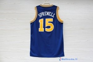 Maillot NBA Pas Cher Golden State Warriors Latrell Sprewell 15 Bleu