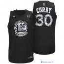 Maillot NBA Pas Cher Golden State Warriors Stephen Curry 30 Noir Blanc