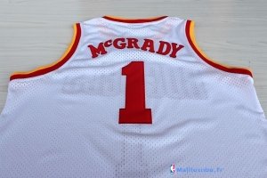 Maillot NBA Pas Cher Houston Rockets Tracy McGrady 1 Retro Blanc