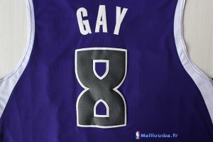 Maillot NBA Pas Cher Sacramento Kings Rudy Gay 8 Pourpre