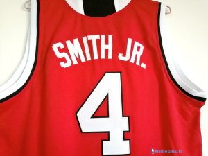 Maillot NCAA Pas Cher North Carolina JR. Smith 4 Rouge