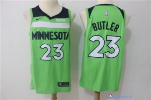 Maillot NBA Pas Cher Minnesota Timberwolves Jimmy Butler 23 Vert 2017/18