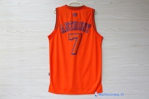 Maillot NBA Pas Cher New York Knicks Carmelo Anthony 7 Orange