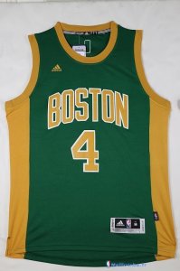Maillot NBA Pas Cher Boston Celtics Isaiah Thomas 4 Vert Orange