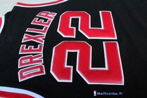 Maillot NBA Pas Cher Portland Trail Blazers Clyde Drexler 22 Noir