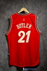 Maillot NBA Pas Cher Noël Chicago Bulls Butler 21 Rouge