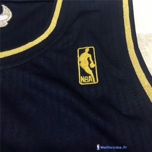 Maillot NBA Pas Cher Chicago Bulls Michael Jordan 23 Noir Or