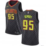 Maillot NBA Pas Cher Atlanta Hawks DeAndre Bembry 95 Noir Icon 2017/18