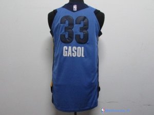 Maillot NBA Pas Cher Memphis Grizzlies Pau Gasol 33 Bleu Statement 2017/18