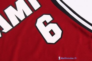 Maillot NBA Pas Cher Miami Heat Femme LeBron James 6 Rouge