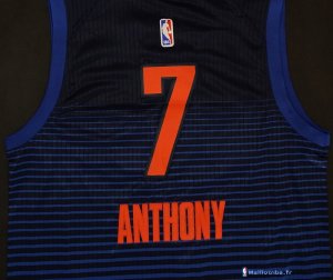 Maillot NBA Pas Cher Oklahoma City Thunder Carmelo Anthony 7 Marine Statement 2017/18