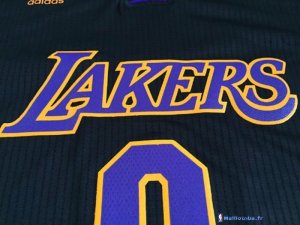 Maillot NBA Pas Cher Los Angeles Lakers Nick Young 0 Noir MC