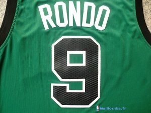 Maillot NBA Pas Cher Boston Celtics Rajon Rondo 9 Vert Noir