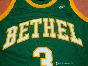 Maillot NCAA Pas Cher Bethel Park Allen Iverson 3 Vert