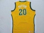 Maillot NBA Pas Cher Seattle Supersonics Gary Payton 20 Jaune