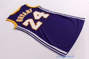 Maillot NBA Pas Cher Los Angeles Lakers Femme Kobe Bryant 24 Pourpre