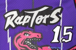 Maillot NBA Pas Cher Toronto Raptors Vince Carter 15 Retro Pourpre