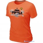 T-Shirt NBA Pas Cher Femme Oklahoma City Thunder Orange 1