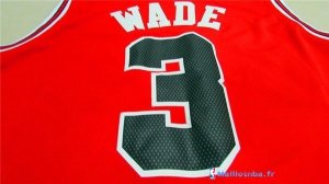 Maillot NBA Pas Cher Chicago Bulls Dwyane Wade 3 2016 Rouge