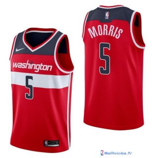 Maillot NBA Pas Cher Washington Wizards Markieff Morris 5 Rouge Icon 2017/18