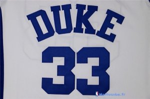 Maillot NCAA Pas Cher Duke Grant Hill 33 Blanc